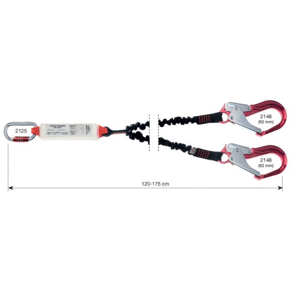 CAMP  SHOCK ABSORBER REWIND DOUBLE 120-175 CM + 2125 + 2×2148