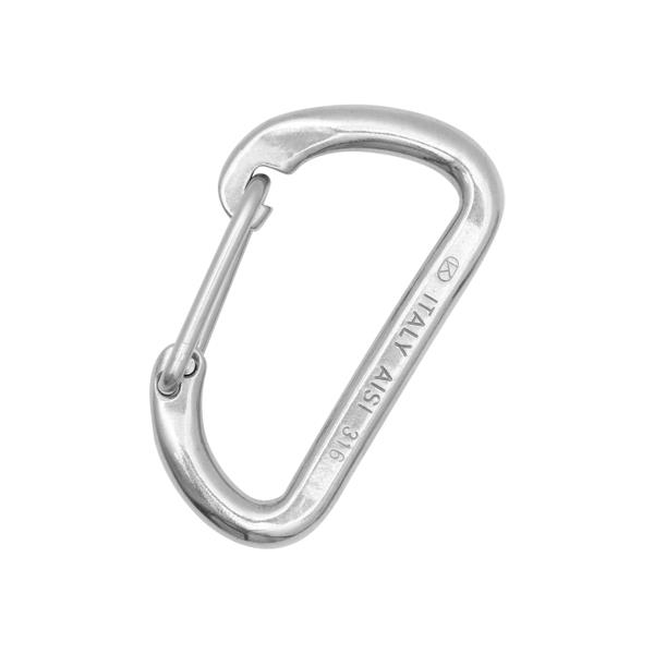 意大利KONG  580AISI 316不銹鋼登山扣 D SHAPE WIRE GATE