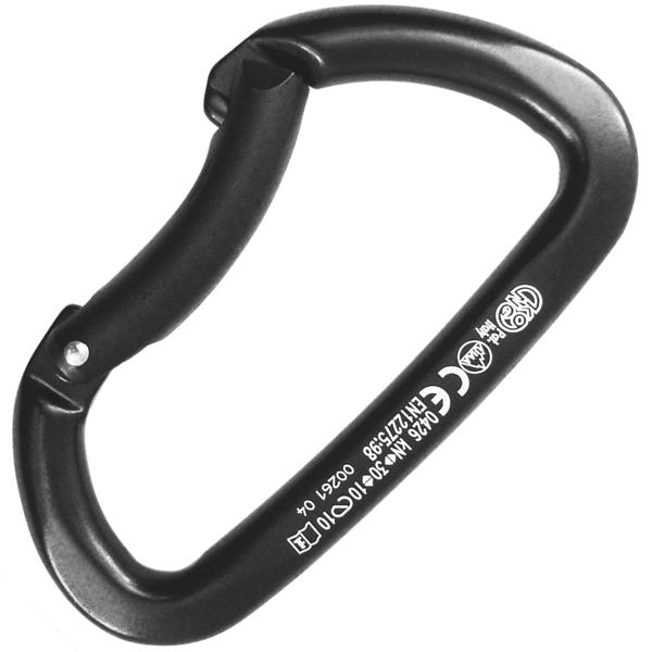 意大利KONG  723鋁合金安全連接鎖  GUIDE ALU BENT GATE BLACK (until stock out)