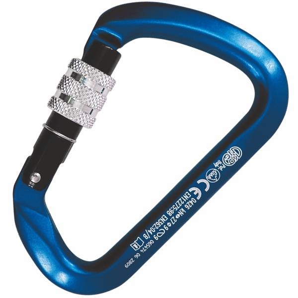 意大利KONG  737輕鋁合金寬闊大開口直門鎖 LARGE MULTIUSE ALU SCREW TURQUOISE