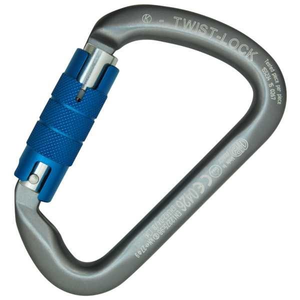 意大利KONG  737輕鋁合金寬闊大開口鎖 LARGE MULTIUSE ALU TWIST GREY