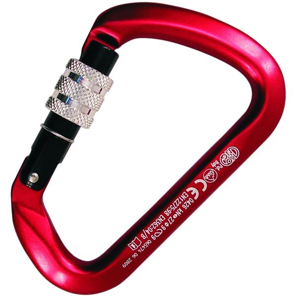 意大利KONG  737輕鋁合金寬闊大開口直門鎖 LARGE MULTIUSE ALU SCREW RED