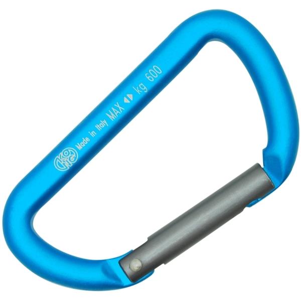 意大利KONG  751鋁合金豎鎖  直門鎖  MINI D ALU STRAIGHT TURQUOISE/GREY