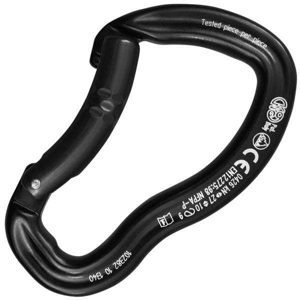 意大利KONG  763小巧、輕便的安全連接鎖  ERGO ALU BENT GATE BLACK