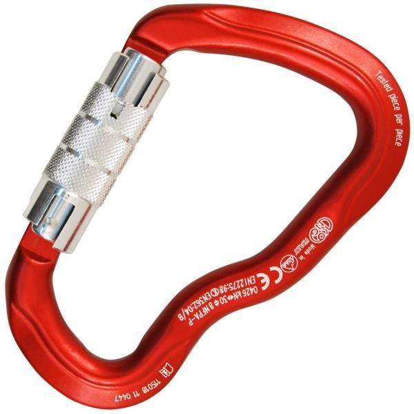 意大利KONG  778鋁合金豎鎖扭鎖FERRATA ALU TWIST LOCK KL