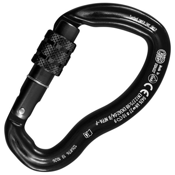 意大利KONG  783非對稱安全連接鎖 ERGO ALU SCREW BLACK