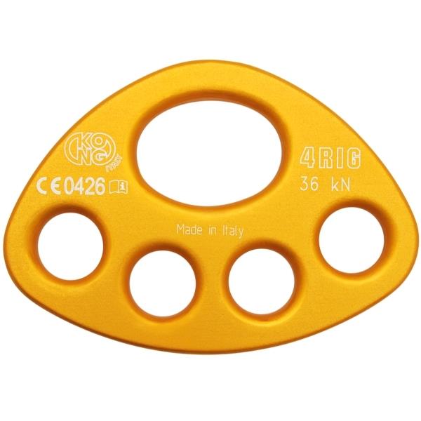 意大利KONG  864O登山攀巖  固定錨板	4RIG ALU ALLOY