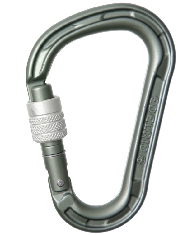 德國  愛德瑞德 Edelrid  HMS Magnum Screw	71812	登山攀巖  HMS絲扣梨形大主鎖
