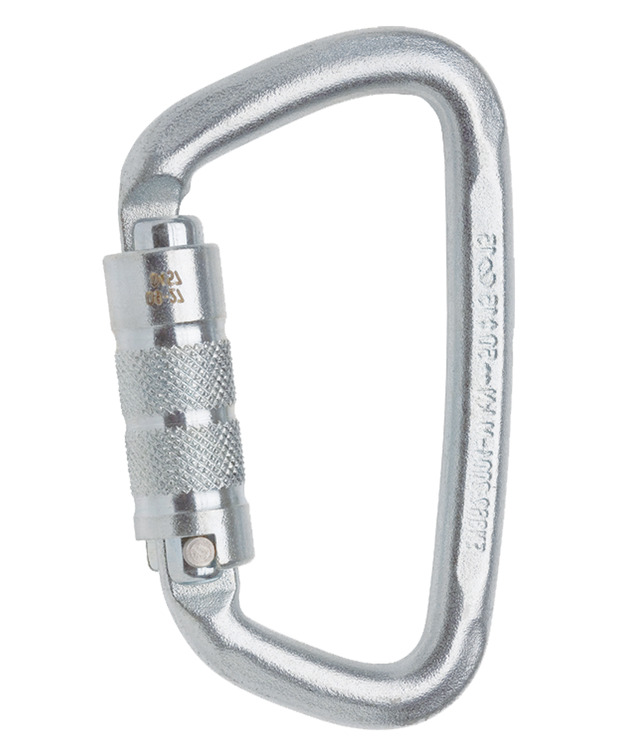 德國  愛德瑞德 Edelrid  Steel D Twist 	88245	高空作業(yè) “D”型二段自動鋼鎖50kN