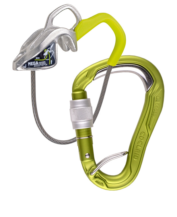 德國(guó)  愛(ài)德瑞德 Edelrid Mega Jul Belay Kit Bulletproof Screw	73734	登山攀巖  MEGA JUL 不銹鋼通用保護(hù)器-套裝
