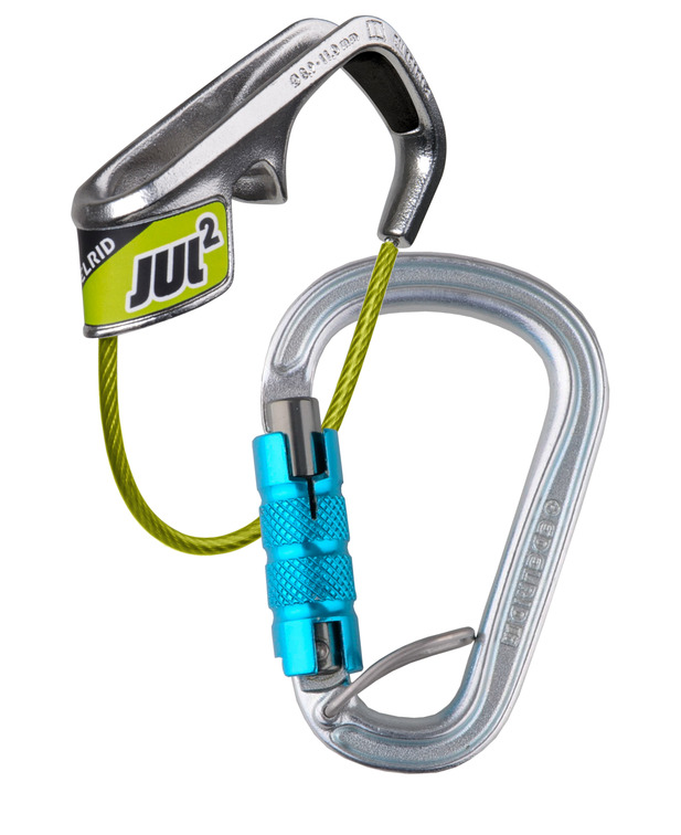德國(guó)  愛(ài)德瑞德 Edelrid  Jul 2 Belay Kit Steel Triple	73733	登山攀巖  JUL 2 單繩不銹鋼保護(hù)器-套裝2