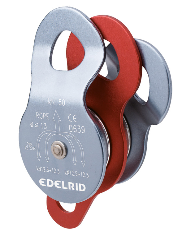 德國  愛德瑞德 Edelrid  Roll Double 	88909  高空作業(yè)  雙滑輪
