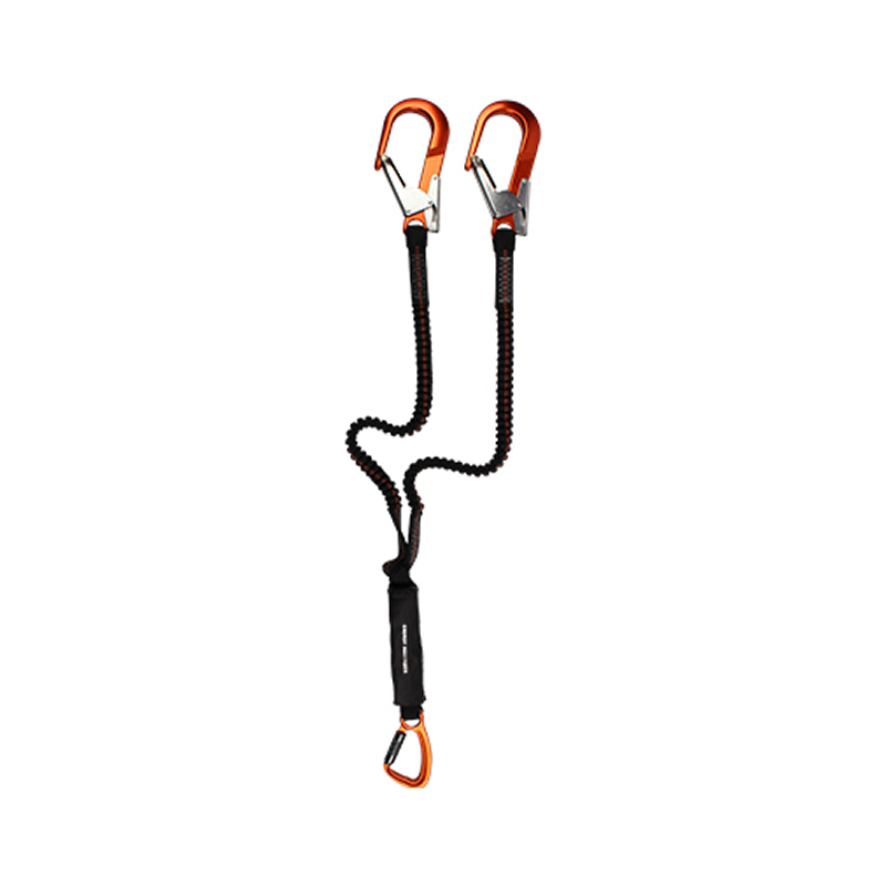 Culpeo Double Elasticity Absorption 1.5m Wind Power Telecom Aerial Work Elastic Double Hook Buffer Rope