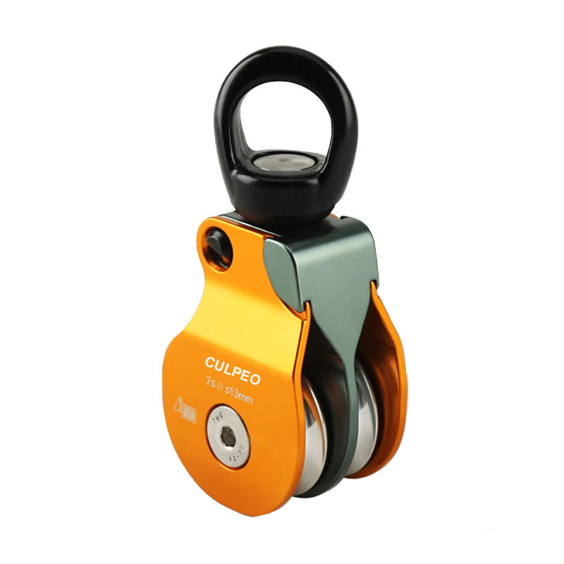 Culpeo swivel P26 36KN 登山攀巖 高空作業(yè) 繩索救援 雜技表演 威亞影視拍攝 萬(wàn)向雙滑輪